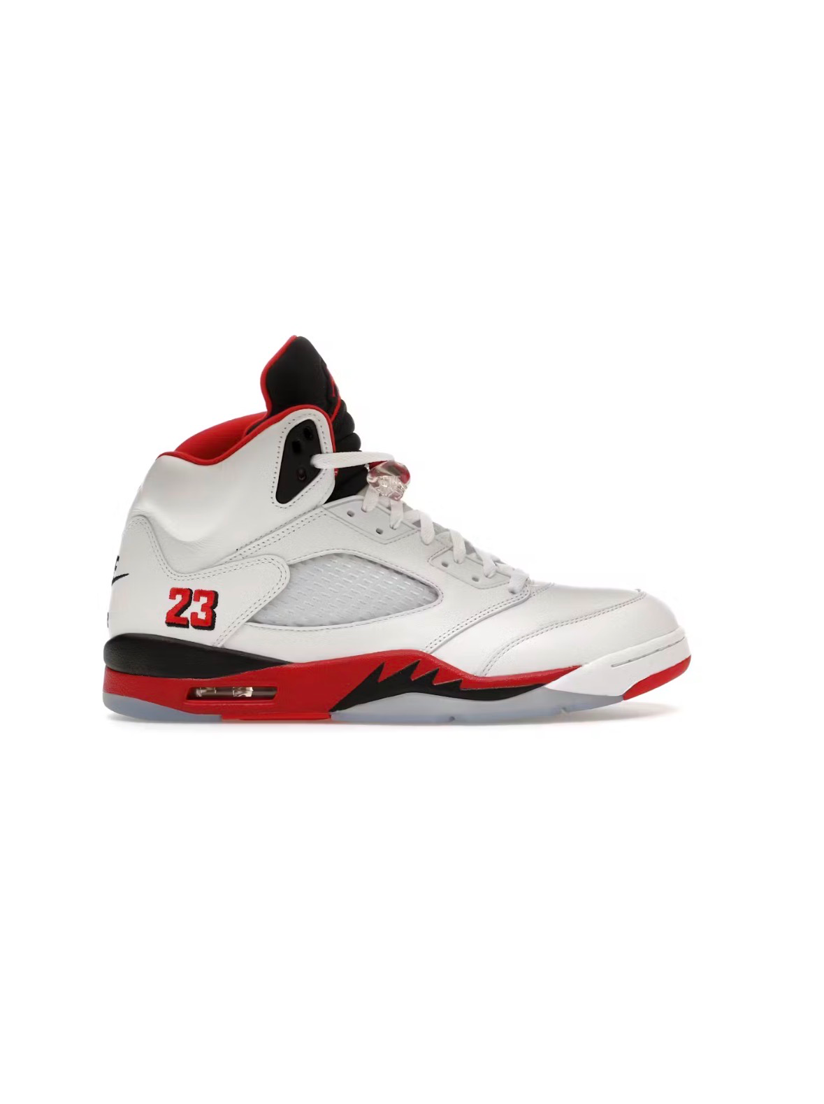 Jordan 5 retro “fire red black tongue”