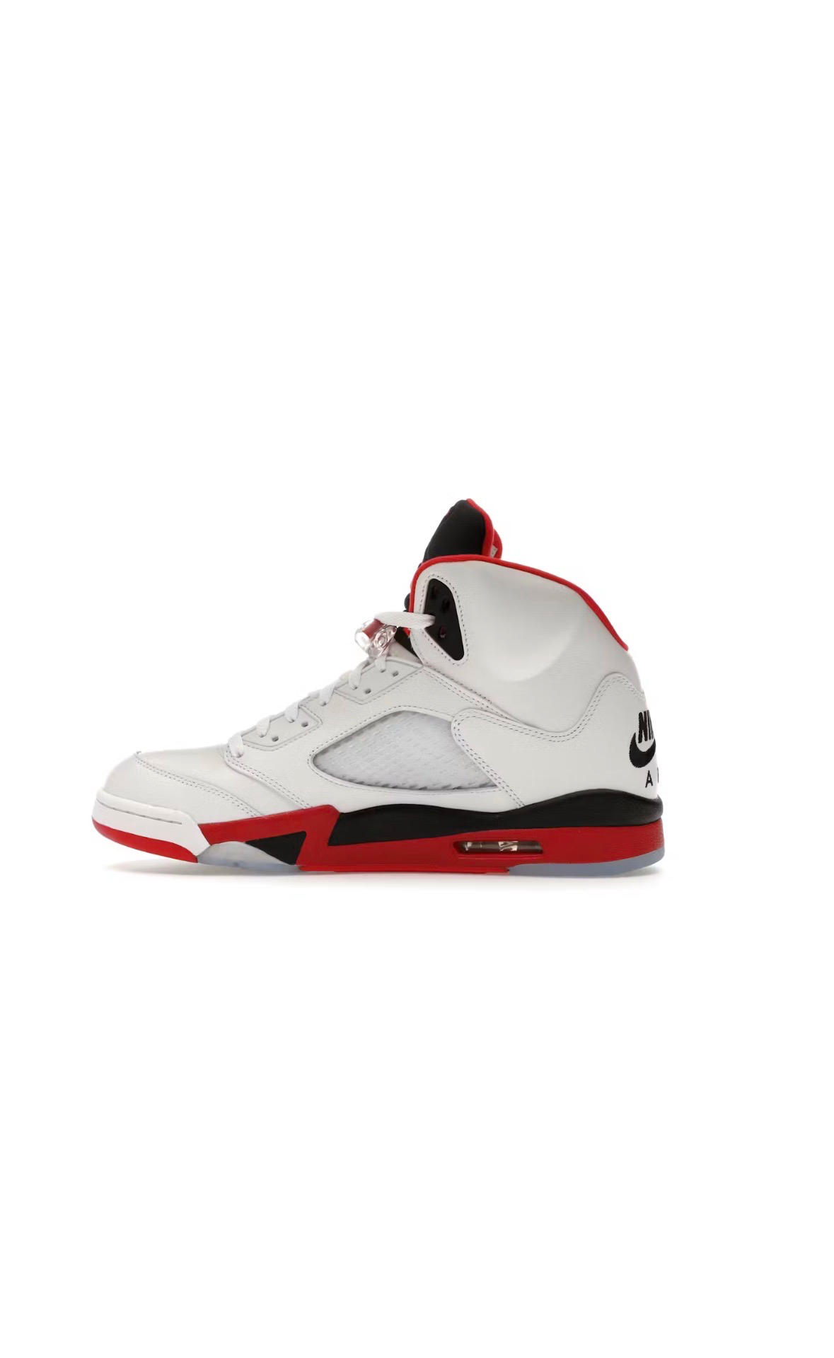 Jordan 5 retro “fire red black tongue”