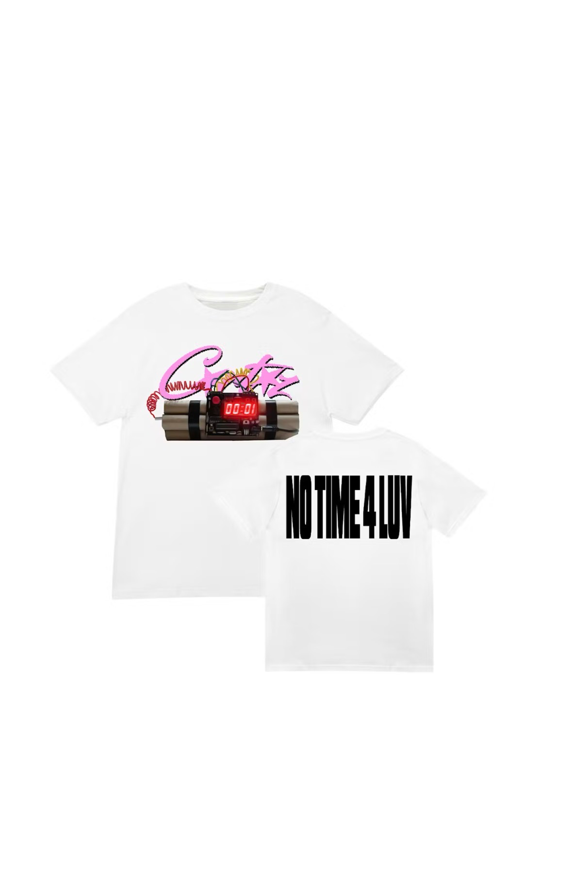 Remera corteiz NO TIME 4LUV
